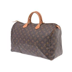 Louis Vuitton Speedy Monogram Handbag Brown